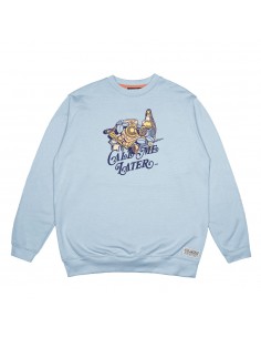 JACKER Call Me Later - Baby Blue - Crewneck - front