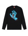 SANTA CRUZ Screaming hand - Noir - T-shirt à manches longues
