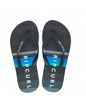 RIP CURL Origins Open Toe - Black/Blue - Flip-flop - top view