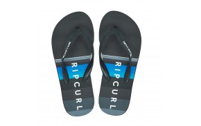 RIP CURL Origins Open Toe - Black/Blue - Flip-flop - top view