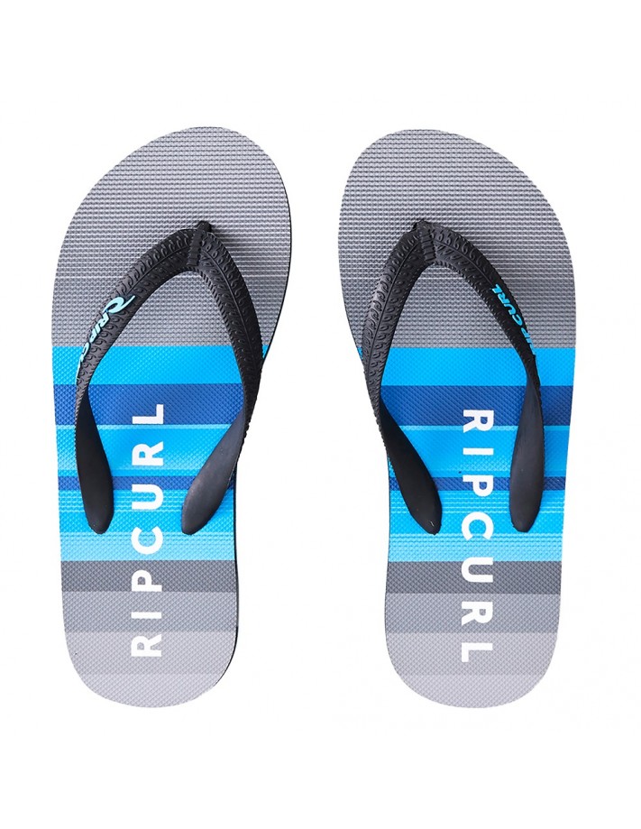 RIP CURL Setters - Gris/Bleu - Tongs - vue de dessus