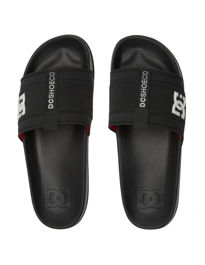 DC SHOES Lynx - Noir - Claquettes  - vue de dessus