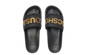 DC SHOES Slide - Black - Flip-flop - top view