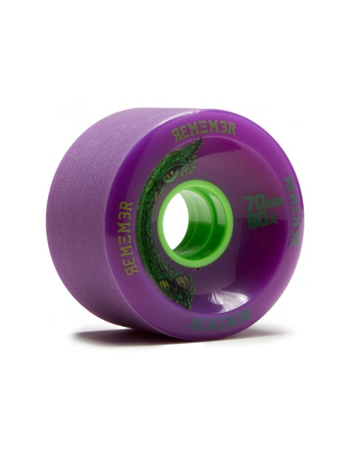 Roues de longboard Remember Hoot 70mm violet