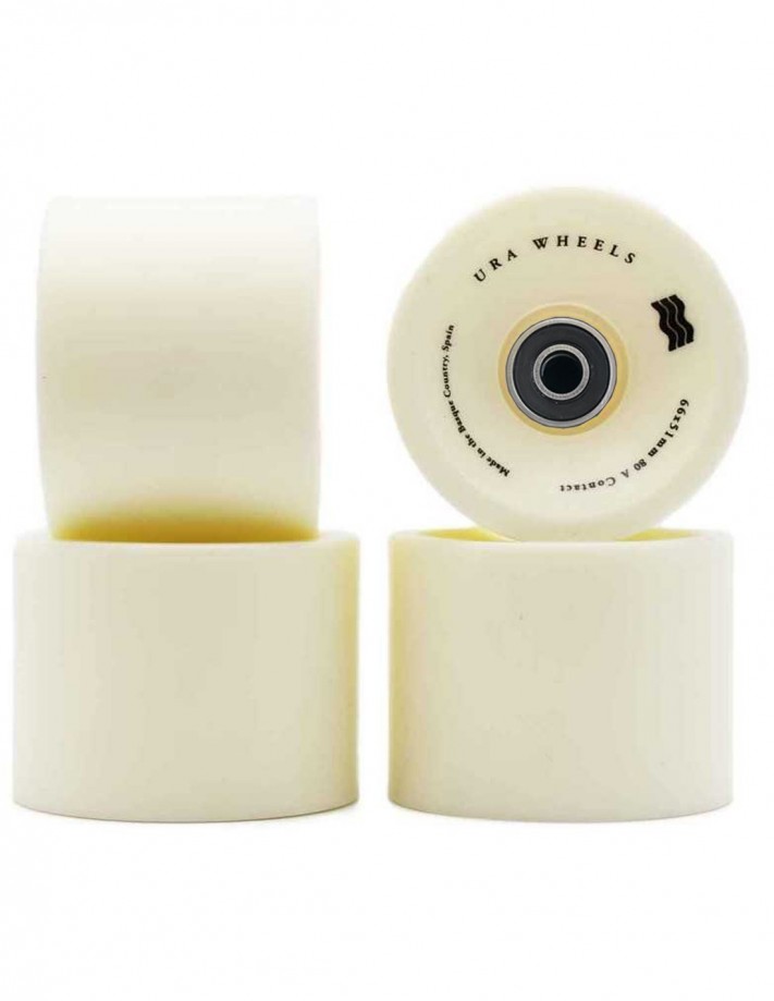 YOW Ura Wheels 66 mm 80a + Bearings - Longboard Wheels