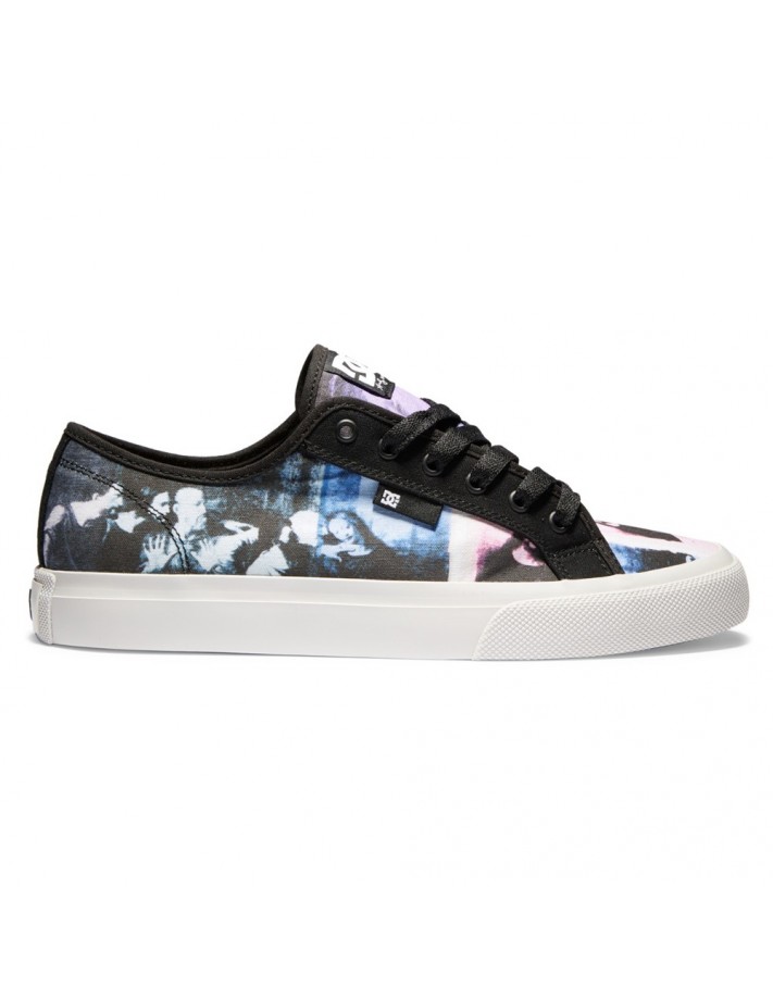 DC SHOES Manual - Noir - Chaussures de skate - vue de côté DC SHOES Manual - Noir - Chaussures de skate - vue de côté