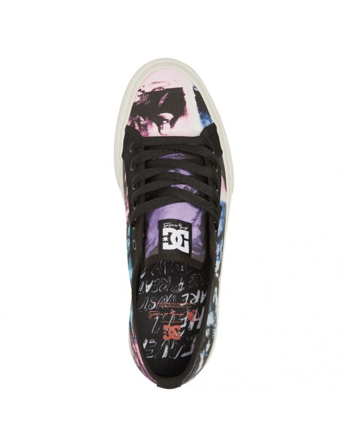 DC SHOES Manual - Noir - Chaussures de skate - vue de dessus DC SHOES Manual - Noir - Chaussures de skate - vue de dessus
