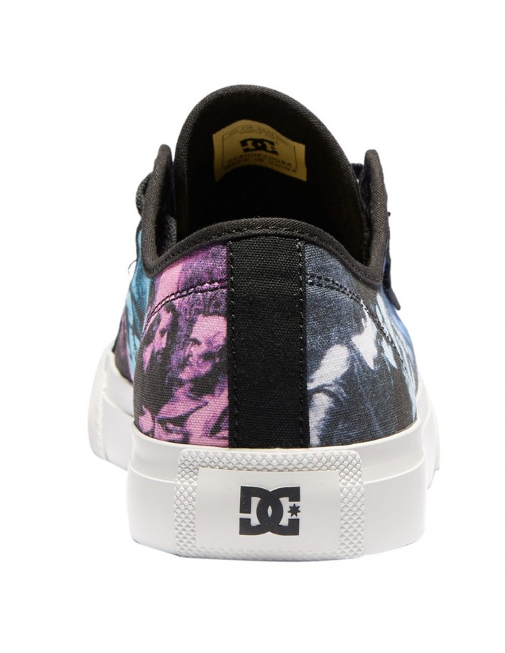 DC SHOES Manual - Noir - Chaussures de skate - vue de dos DC SHOES Manual - Noir - Chaussures de skate - vue de dos