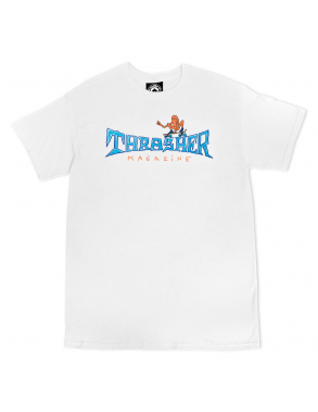 THRASHER Gonz Thumbs Up - Blanc - T-shirt