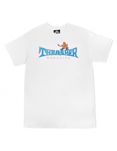 THRASHER Gonz Thumbs Up - White - T-shirt