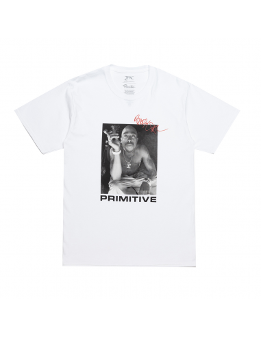PRIMITIVE Smoke - Blanc - T-shirt