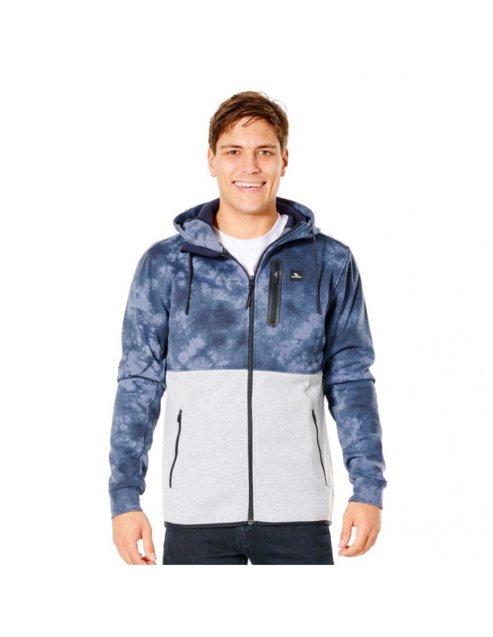 RIP CURL Departed Anti Series - Grey Marle - Hooded jacket