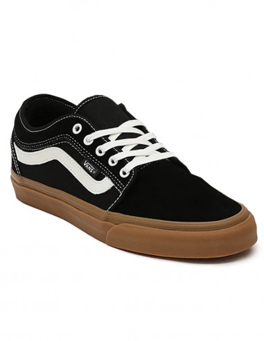 VANS Chukka Low Sidestripe - Black/Gum - Chaussures de skate