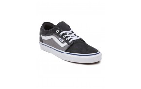 VANS Chukka Low Sidestripe - Asphalt/Blue - Chaussures de skate