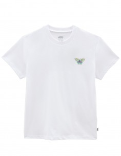 VANS Fly Butter Crew - Blanc - T-shirt