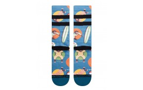 STANCE Monkey Chilin - Teal - Chaussettes (skate)