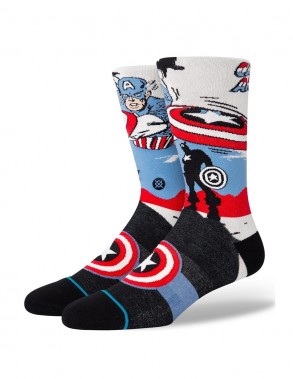 STANCE Captain America - Blanc - Chaussettes