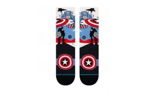 STANCE Captain America - Blanc - Chaussettes (hommes)