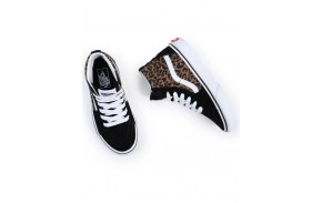 VANS SK8-Hi - Leopard - Kids Skate Shoes - up view