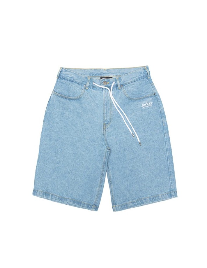 JACKER Baggy Short - Denim - Short