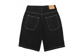 JACKER Baggy Short - Black- Short back view