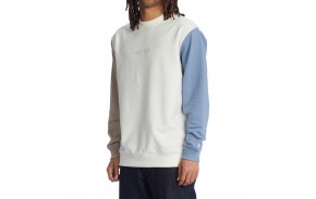 DC SHOES Riot - Lily White Colorblock - Crewneck - Vue portée