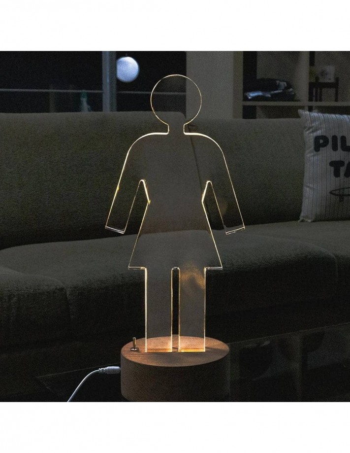 Girl Acrylic OG - Lampe allumée Girl Acrylic OG - Lampe allumée