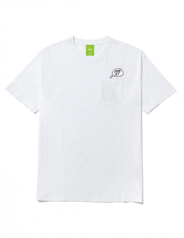 HUF In the Pocket - Blanc - T-shirt