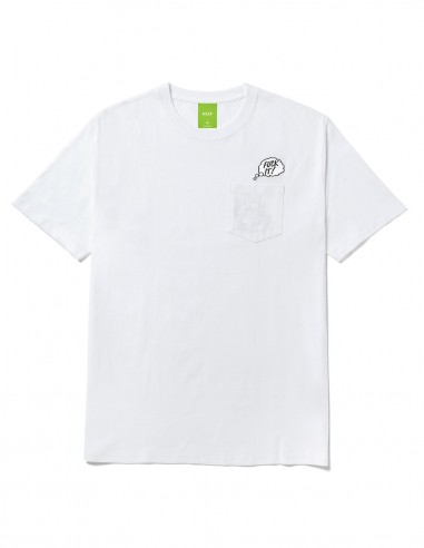 HUF In the Pocket - White - T-shirt