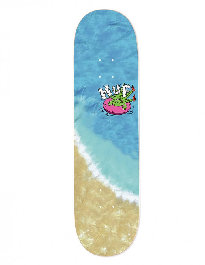 HUF Green Buddy Slick Natural 8.25" - Skateboard Deck