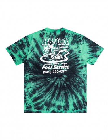 RVCA Pool Service - Tie Dye - T-shirt