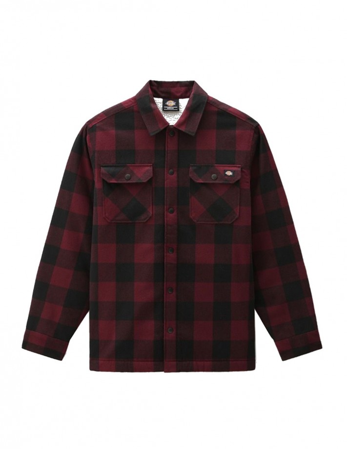 DICKIES Chemise Sacramento Doublée - Bordeaux - Veste