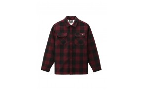 DICKIES Chemise Sacramento Doublée - Bordeaux - Veste