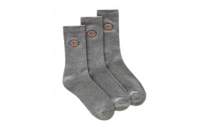 Dickies Valley Groove - Grey - Chaussettes de Skate