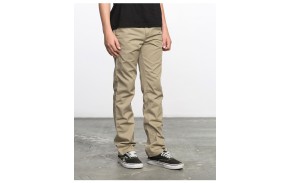 RVCA Weekday Stretch - Beige - Pantalons enfants 