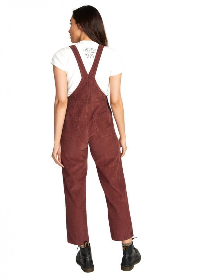 RVCA Succession Overall - Espresso - Salopette (dos) RVCA Succession Overall - Espresso - Salopette (dos)