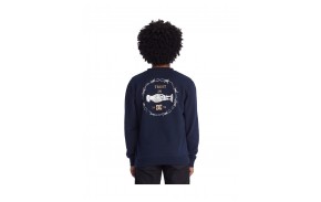 DC SHOES Trust Us - Navy Blazer - T shirts à Manches Longues Enfants