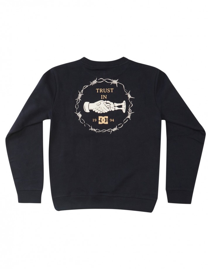 DC SHOES Trust Us - Navy Blazer - T shirts à Manches LonguesEnfants