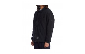 DC SHOES Streakcoaches - Noir - Veste  - Côté