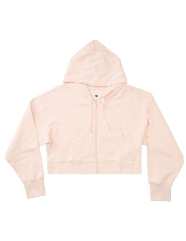 DC SHOES The Weekend - Rose - Sweat zippé Femmes