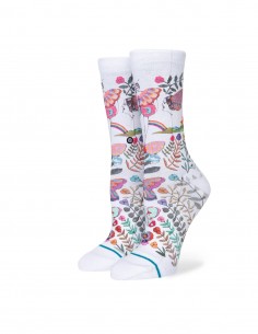 STANCE The Garden of Growth - Blanc - Chaussettes