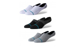 STANCE Gamut 2 3-Pack - Blanc/Gris/Noir - Chaussettes