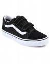 VANS Old Skool V - Black/True White - Kids Skate shoes