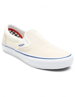 Skate Shoes VANS Slip-On blanches