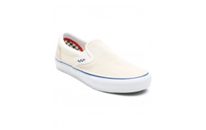 Skate Shoes VANS Slip-On blanches
