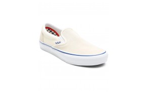 Skate Shoes VANS Slip-On blanches