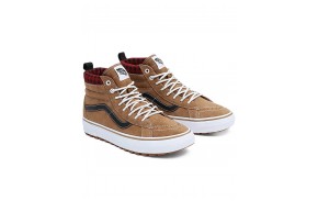 VANS SK8-Hi MTE-1 - Plaid Brown Black - Skate shoes