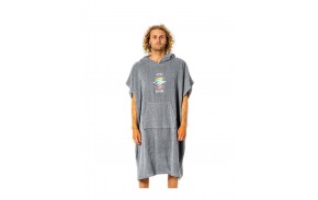 RIP CURL Wet As - Grey - Poncho à capuche