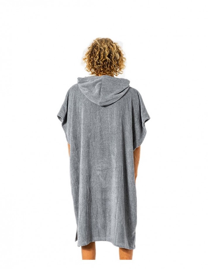 RIP CURL Wet As - Grey - Poncho à capuche (dos) RIP CURL Wet As - Grey - Poncho à capuche (dos)