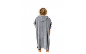 RIP CURL Wet As - Grey - Poncho à capuche (dos)